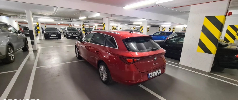 Seat Leon cena 91000 przebieg: 16000, rok produkcji 2020 z Warszawa małe 154
